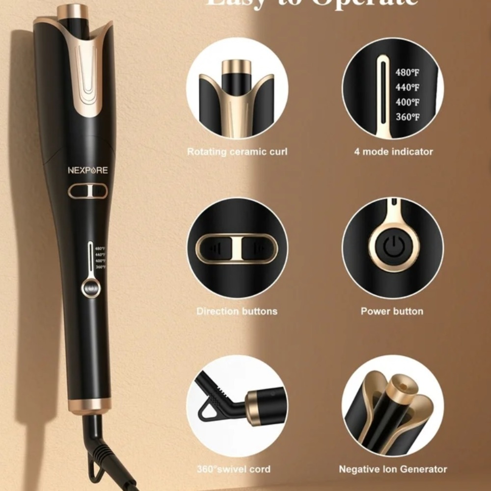 Nexpure professional hair curler